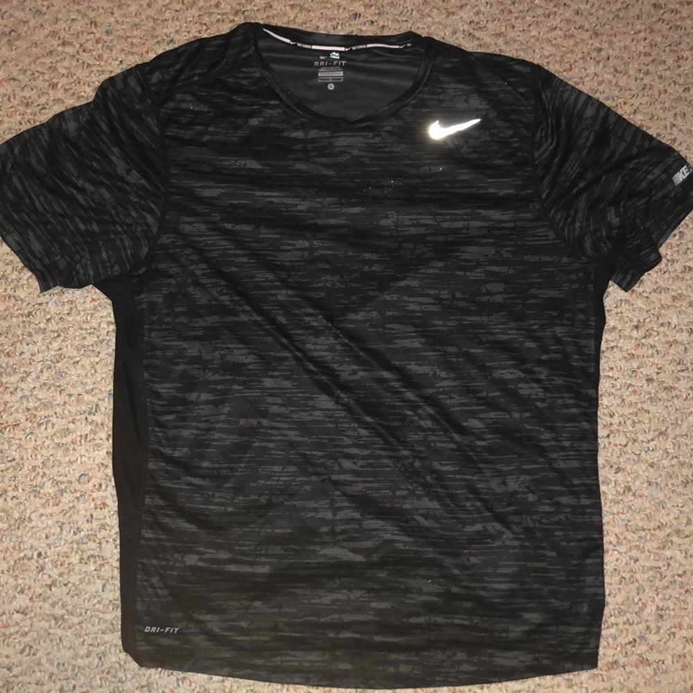 Nike dri fit short sleeve running tee